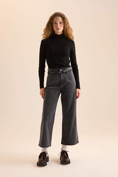 DeFacto Slim Fit Slim Fit Turtleneck Sweater X7912Az22Wn