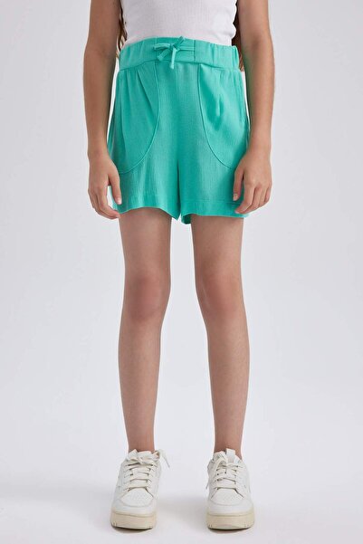 DeFacto Dívčí krčené viskózové šortky Y6803A622HS