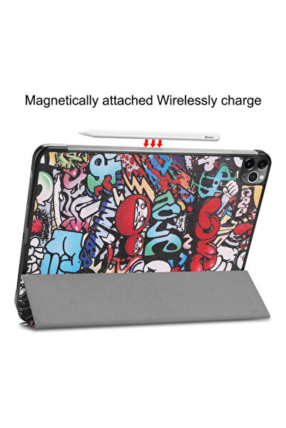 fun zone غطاء حماية لجهاز Apple iPad Pro مقاس 11 بوصة (2021/2020/2018)، شحن لاسلكي مغناطيسي