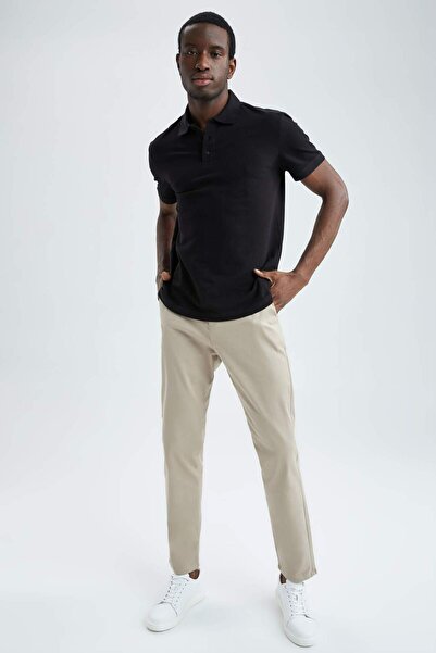 DeFacto Μπλουζάκι Polo Regular Fit 100% βαμβακερό M7676AZ22SP