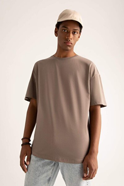 DeFacto Μπλουζάκι με κοντό μανίκι Coool Comfort Fit Crew Neck Basic W7659AZ22SP