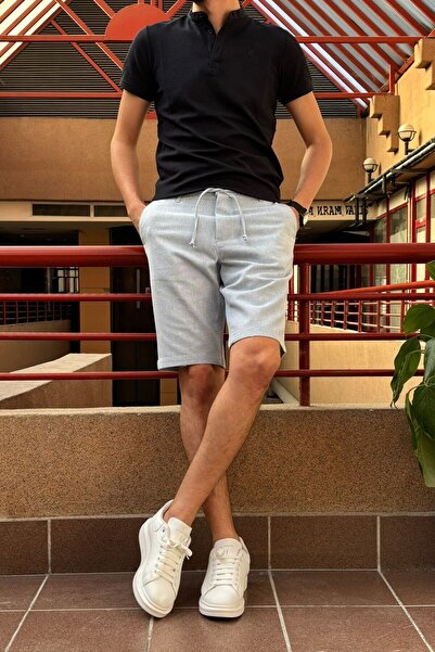 inpool Ανδρικό, Δαντέλα στη μέση, Παλιά χρήματα, Βαμβακερό, Λινό υφαντό σορτς 24INP281