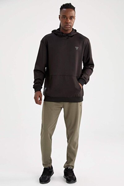 DeFacto Defactofit Jogger Sweatpants Slim Fit Tight Fit Elastic Waist with Pockets Straight Leg S3309Az22Sp