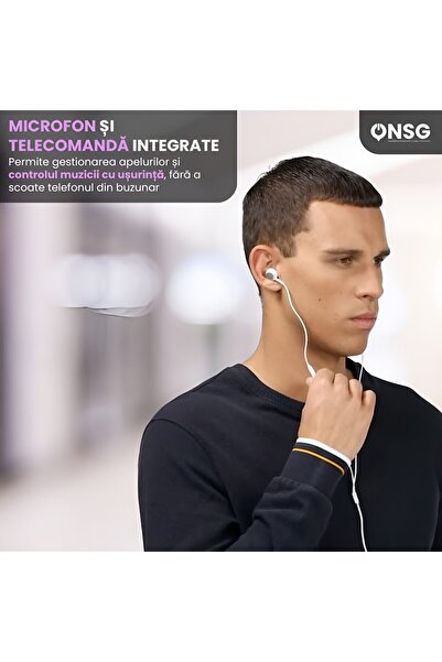 Samsung Usb-c Headphones Eo-ic100, Akg Sound, Dual-way Speakers, Microphone, White