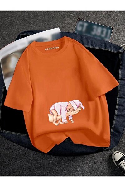 BENROMA Pregnant Printed T-Shirt