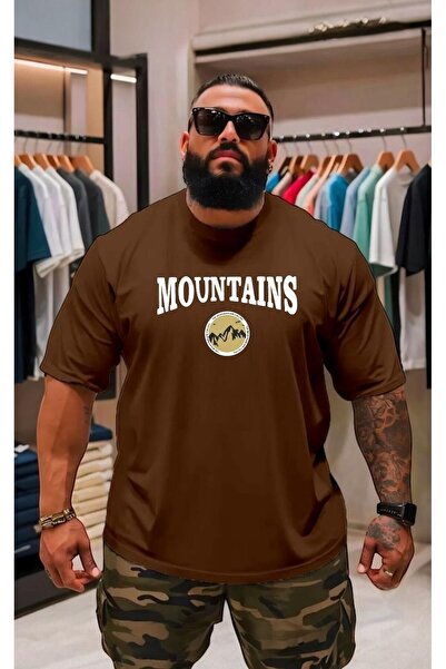 DM DOLCE MORE تي شيرت مطبوع مقاس كبير للجنسين