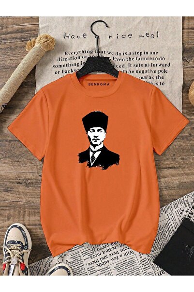 DM DOLCE MORE TRICOU UNISEX OVERSIZE CU IMPRIMEU ATATURK