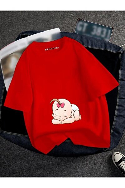 BENROMA Pregnant Printed T-Shirt