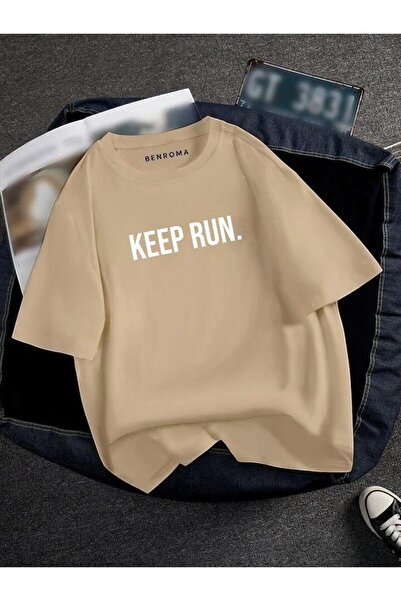 DM DOLCE MORE OVERSIZE KEEP RUN ΕΚΠΤΩΜΕΝΟ UNISEX T-SHIRT ΕΚΠΤΩΜΕΝΟ