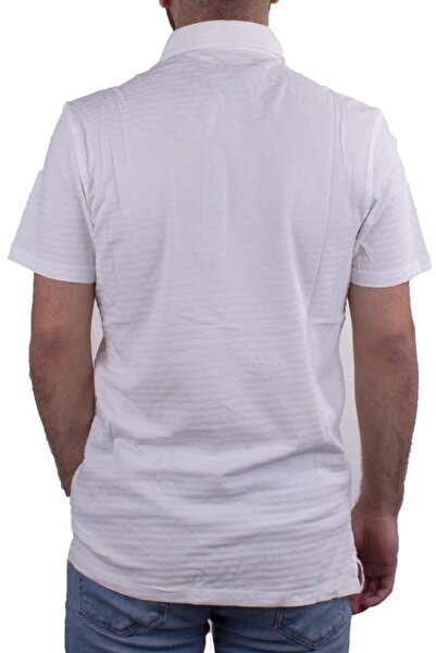 Twister Jeans 2214 Ecru Polo Neck Men's T-Shirt