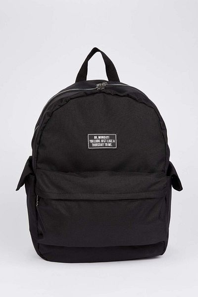 DeFacto Rucsac mare pentru școală, unisex, cu imprimare hidrofugă, cu auto-vindecare V0883AZNS