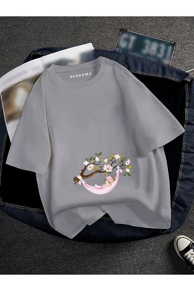 BENROMA Pregnant Printed T-Shirt
