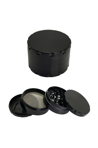 Falconetti Siyah 55 mm. Tütün Baharat Herbal Öğütücüsü Parçalayıcı rb85sy