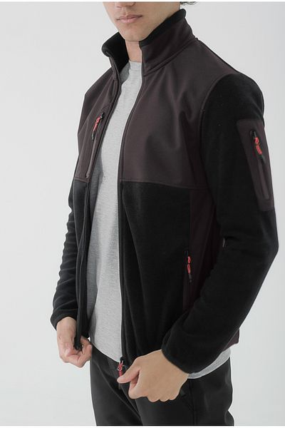 Longberg Men's Softshell Garnished Fleece