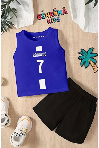 BENROMA FUTBOLSKI IGRAČ ŠORTSEVI I MAJICA SA ŠTAMPOM UNISEKS DEČJI SET