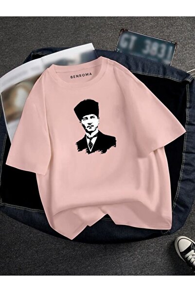 DM DOLCE MORE TRICOU UNISEX OVERSIZE CU IMPRIMEU ATATURK