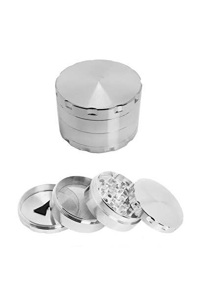 Falconetti Silver 55 mm. Tütün Baharat Herbal Öğütücüsü Parçalayıcı rb85slv