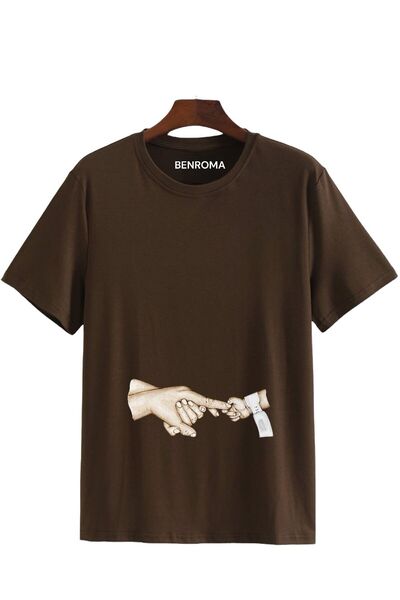 DM DOLCE MORE Μπλουζάκι εγκυμοσύνης - εμπριμέ και χαλαρή εφαρμογή