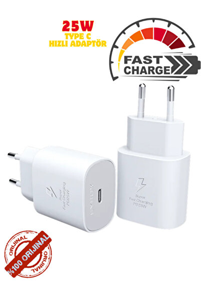 Astakos 25W Hızlı Şarj Adaptörü | Type-C Kablo Uyumlu | Orijinal Distribütör Garantili