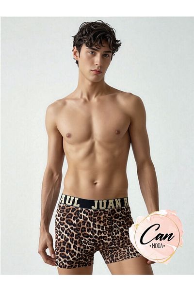 Juan Raul Leopard Pattern Boxers