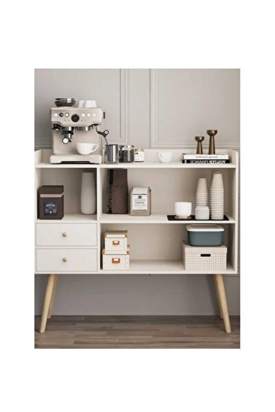 Generic خزانة قهوة ذات سعة تخزين كبيرة لغرفة المعيشة أو المكتب