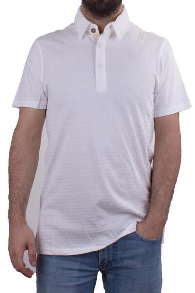 Twister Jeans 2214 Ecru Polo Neck Men's T-Shirt