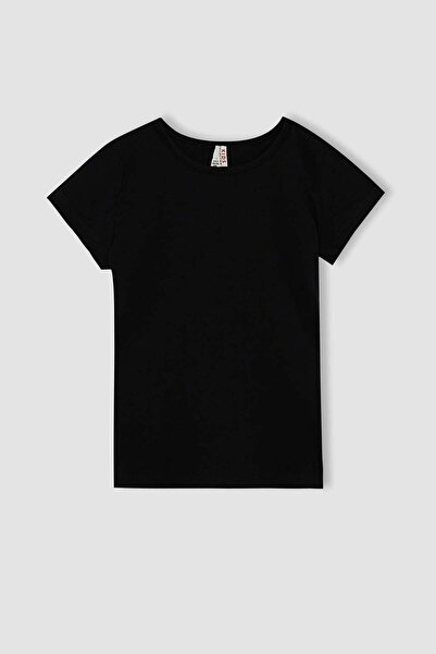 DeFacto Κοντομάνικο μπλουζάκι για κορίτσια Basic Crew Neck I0489A621SM