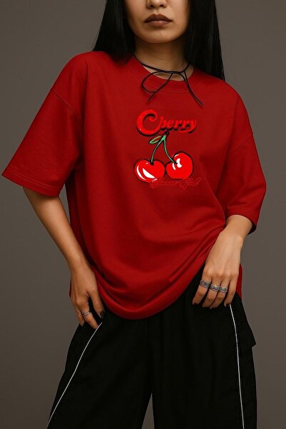 DM DOLCE MORE TRICOU OVERSIZE CHERRY SWEAT GIL