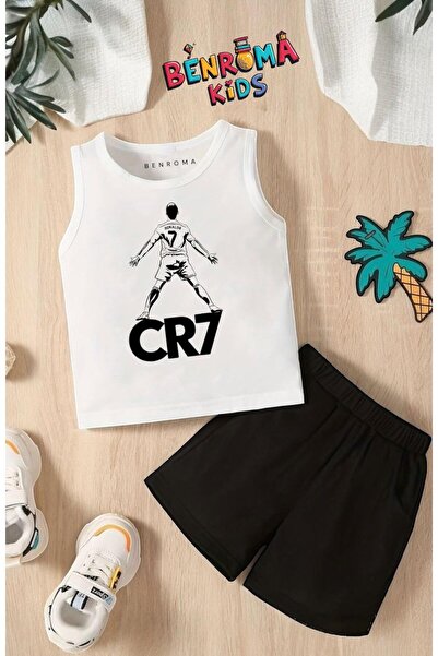 BENROMA FUTBOLSKI IGRAČ ŠORTSEVI I MAJICA SA ŠTAMPOM UNISEKS DEČJI SET