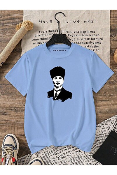 DM DOLCE MORE TRICOU UNISEX OVERSIZE CU IMPRIMEU ATATURK