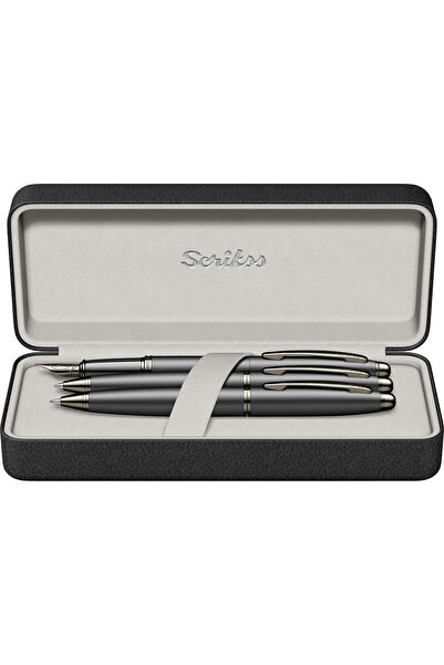 Scrikss WizDesign 88 DOLMA KALEM + TÜKENMEZKALEM + VERSATİL SET MAT SİYAH (GARANTİLİ-KUTULU-KİŞİYE ÖZEL)