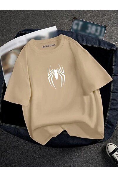 DM DOLCE MORE OVERSIZE SPIDER PRINTED UNISEX T-SHIRT PRINTED