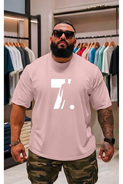 DM DOLCE MORE تي شيرت مطبوع مقاس كبير للجنسين