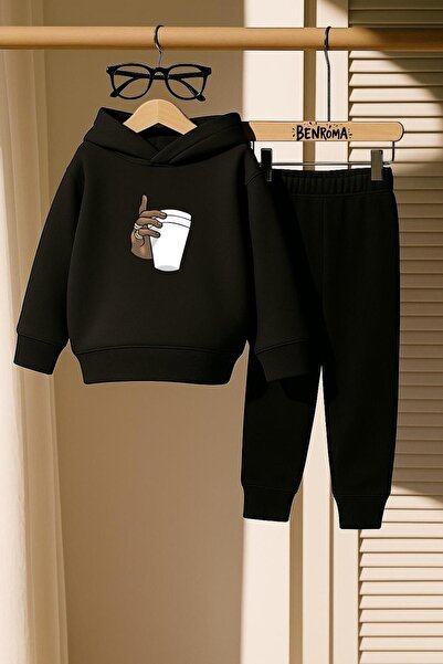 DM DOLCE MORE EL BARDAK ПЕЧАТЕН 3-ЧАСТЕН ДЕТСКИ СПОРТЕН КОМПЛЕКТ