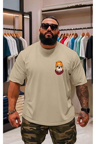 DM DOLCE MORE تي شيرت مطبوع مقاس كبير للجنسين