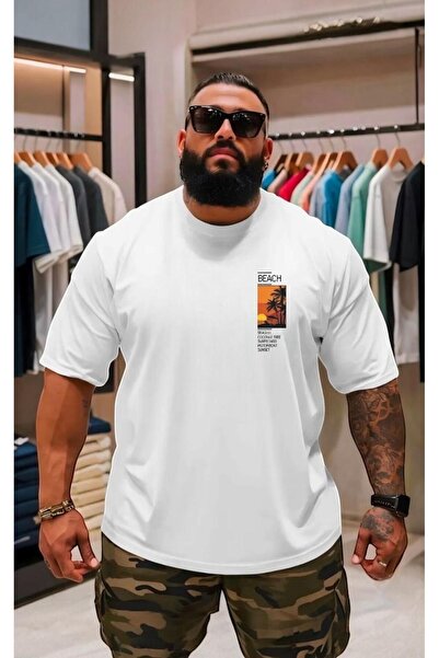 DM DOLCE MORE تي شيرت مطبوع مقاس كبير للجنسين