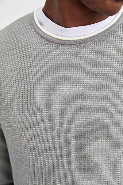 DeFacto Слім-фіт трикотажний светр з велосипедним коміром R8707AZ20AU