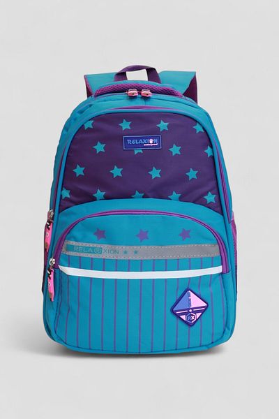 Relaxion Nutrition Primary School Backpack Purple Turquoise Hcrlx1320