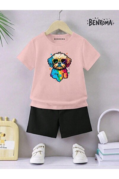 BENROMA Unisex set dječjih šortsa - Sa printom karaktera