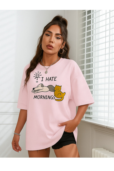 BENROMA Μπλουζάκι Unisex με στάμπα Cat