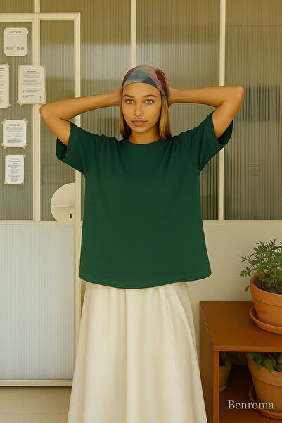 E-ROMA تي شيرت للجنسين مقاس كبير