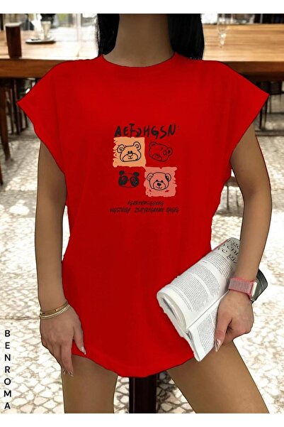 BENROMA Футболка без рукавів з принтом