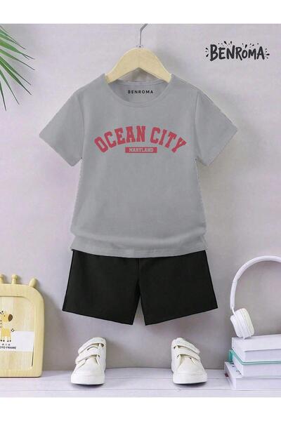 BENROMA Дитячі шорти унісекс з принтом на костюмі з персонажем