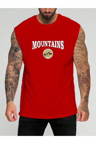 BENROMA Planine Štampano Majica bez rukava