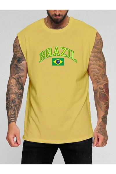 BENROMA Tricou fără mâneci cu imprimeu Brazilia