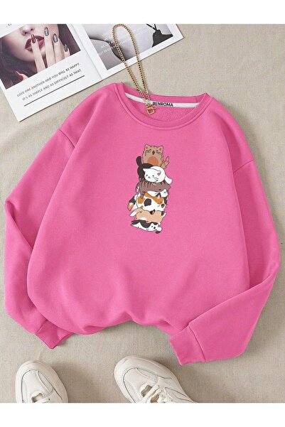 DM DOLCE MORE Hanorac unisex pentru copii, cu 3 fire, din bumbac pieptănat, c...