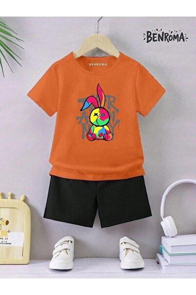 BENROMA Unisek dečiji šorc set - karakter štampan