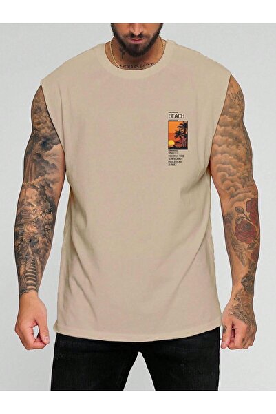 BENROMA Letnja majica bez rukava za plažu Štampano