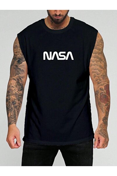 BENROMA Футболка без рукавів з принтом Nasa