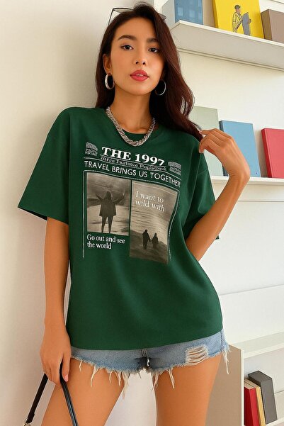 E-ROMA Unisex White The 1997 Printed Tshirt